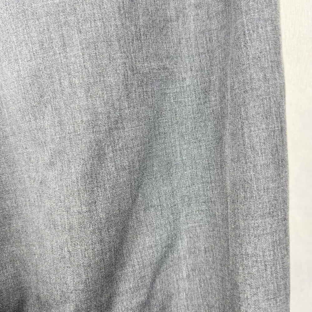 H&M Gray Wide Leg Trousers Women Size 4 Pleated High Rise 90s Minimalism Clean - Picture 3 of 10